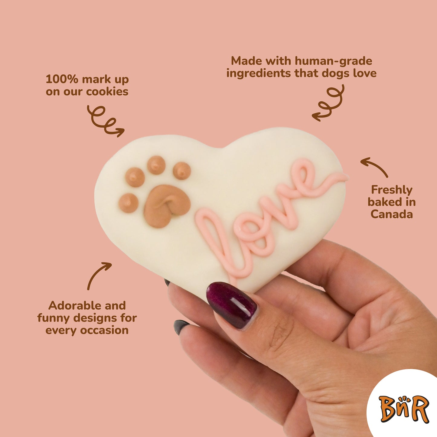 Heart Felt Pup-cake | Valentine's Day