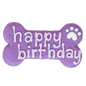 Purple Happy Birthday Bone | Birthday